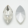 Pointed Back Glass Rhinestone Cabochons RGLA-T083-5x10mm-01-2