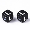 Opaque Acrylic Beads SACR-N002-01L-3