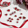 40Pcs 4 Styles Acrylic Sew on Rhinestones GACR-GA0001-05-4