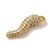 Rack Plating Brass Micro Pave Cubic Zirconia Pendant KK-A229-03B-G-2