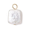 Natural Keshi Pearl Pendants PALLOY-JF04240-03-3