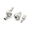 304 Stainless Steel European Clasps STAS-Z115-04P-07-2