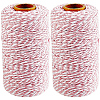2 Rolls Macrame 2-Ply Cotton Braided Thread MAKN-CY0001-01C-1