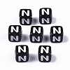 Opaque Acrylic Beads SACR-N002-01N-2