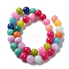 Natural Yellow Jade Beads Strands JBR10mm-C-2