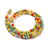 Glass Beads Strands EGLA-A034-M4mm-44-3