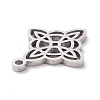 Non-Tarnish 304 Stainless Steel Hollow Pendants LS-STAS-P313-03P-2