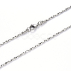 Non-Tarnish 304 Stainless Steel Boston Link Chain Necklace NJEW-S420-006A-P-2