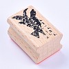 Wooden Stamps AJEW-WH0085-A02-1