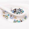 Electroplate Glass Beads X-GR4MMY-M1-3