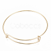 Adjustable Iron Expandable Bangle Making BJEW-R038-KC-1