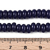 Opaque Solid Color Glass Beads Strands GLAA-ZX008-6mm-18P-4
