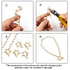 Brass Micro Pave Clear Cubic Zirconia Screw Carabiner Lock Charms X-ZIRC-L085-06G-4