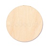 Basswood Carved Round Cup Mats DJEW-M006-02-2