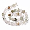 Natural Tianshan Cui Quartzite Beads Strands G-G990-F06-3