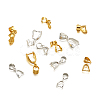 Brass Ice Pick Pinch Bails KK-TA0007-51-3