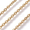 3.28 Feet 304 Stainless Steel Cable Chains X-CHS-E018-10G-1