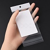 100Pcs Rectangle Paper One Pair Earring Display Cards with Hanging Hole CDIS-YW0001-02B-4