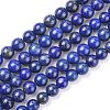 Natural Lapis Lazuli Beads Strands X-G-G099-6mm-7-1