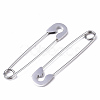 Tarnish Resistant 201 Stainless Steel Safety Pins Earrings X-STAS-S079-197P-1