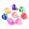 Handmade Polymer Clay Beads Strands CLAY-N008-060-05-4