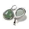 Natural Green Aventurine Pendants G-I358-B25-2