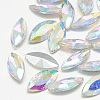 Pointed Back Glass Rhinestone Cabochons RGLA-T083-5x10mm-05-1