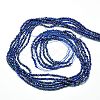 Natural Lapis Lazuli Beads Strands G-J002-13-2