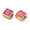 304 Stainless Steel Enamel Beads STAS-L022-293G-W-2