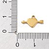 304 Stainless Steel Charms STAS-R003-01G-01-3