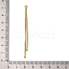 Brass Square Snake Chain Big Pendants KK-G510-09G-3