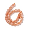 Natural Sunstone Beads Strands G-A205-28A-2