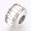 304 Stainless Steel European Beads STAS-O097-122P-2