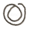 Electroplated Natural Lava Rock Beads Strands G-A234-F02-01H-2