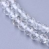 Natural White Topaz Beaded Necklaces NJEW-K114-A-A09-2
