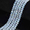 Electroplate Glass Beads Strands EGLA-A034-J6mm-L07-1
