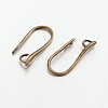 Brass Earring Hooks for Earring Designs X-KK-M142-02AB-RS-1