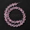 Transparent Glass Beads Strand GLAA-F112-03F-4