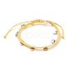 Waxed Polyester Cord Braided Bead Bracelets BJEW-JB05762-05-1