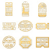 Nickel Decoration Stickers DIY-WH0450-070-1