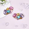 2Pcs Detachable Glass Rhinestone Shoe Decoration AJEW-FG0002-04-5