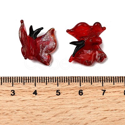 Transparent Lampwork Beads LAMP-F037-01A-1
