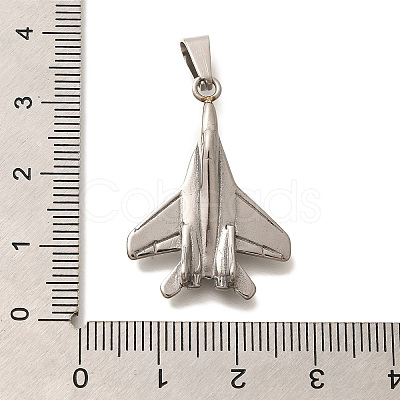Anti-Tarnish 304 Stainless Steel Pendants STAS-U035-35P-02-1
