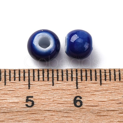 Bright Glazed Porcelain Beads PORC-D300-A21-1