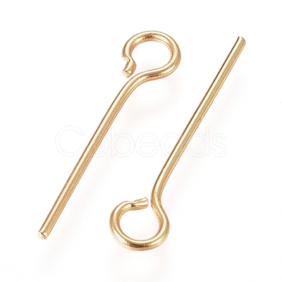 304 Stainless Steel Eye Pins A-STAS-L238-005A-G-1