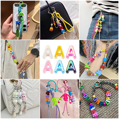 20Pcs UV Plating Opaque Acrylic European Beads OACR-TADJ0001-16A-1