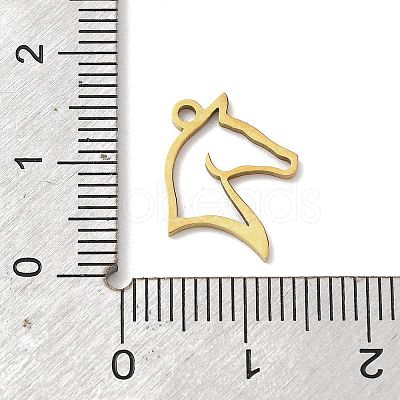 Animal Theme 304 Stainless Steel Pendants STAS-D213-02C-G-1