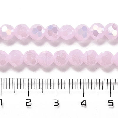 Imitation Jade Glass Beads Stands EGLA-A035-J6mm-B02-1