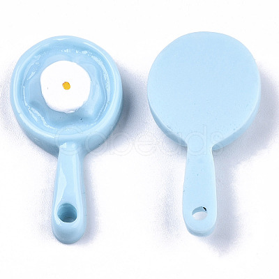 Opaque Resin Pendants CRES-N022-114C-1