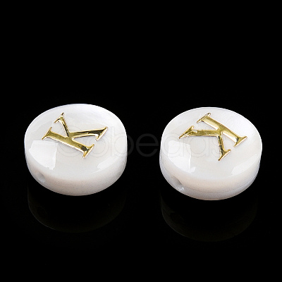 Natural Freshwater Shell Beads SHEL-N036-01K-1